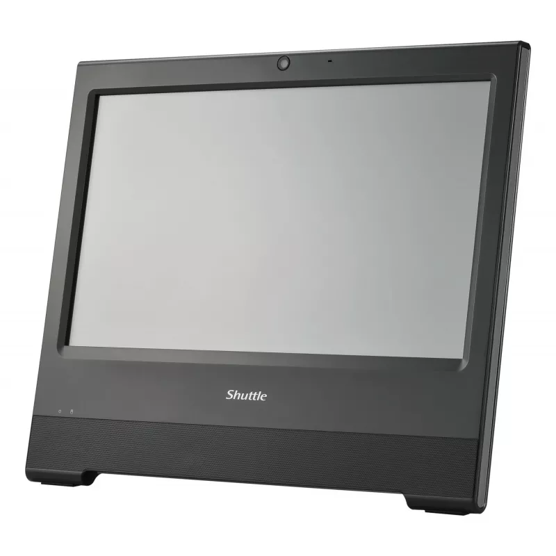 Shuttle all-in-one barebone X50V9, 15,6 inch single-touchscreen (resistief), Celeron 7305U, WiFi, IP54, ventilatorloos, 24/7 continu gebruik