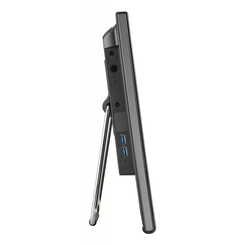 Shuttle all-in-one barebone X50V9, 15,6 inch single-touchscreen (resistief), Celeron 7305U, WiFi, IP54, ventilatorloos, 24/7 continu gebruik