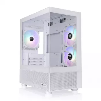 PC-behuizing Thermaltake View 170 TG ARGB Snow micro tower wit