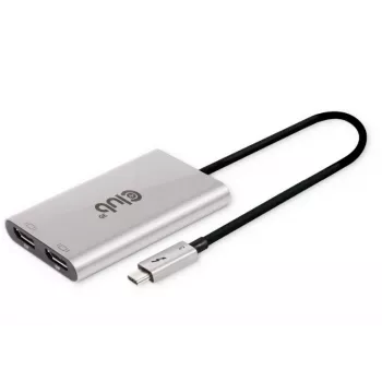 CLUB3D Thunderbolt™ 3 naar DisplayPort™ dual-monitor-adapter 4K60Hz M/F