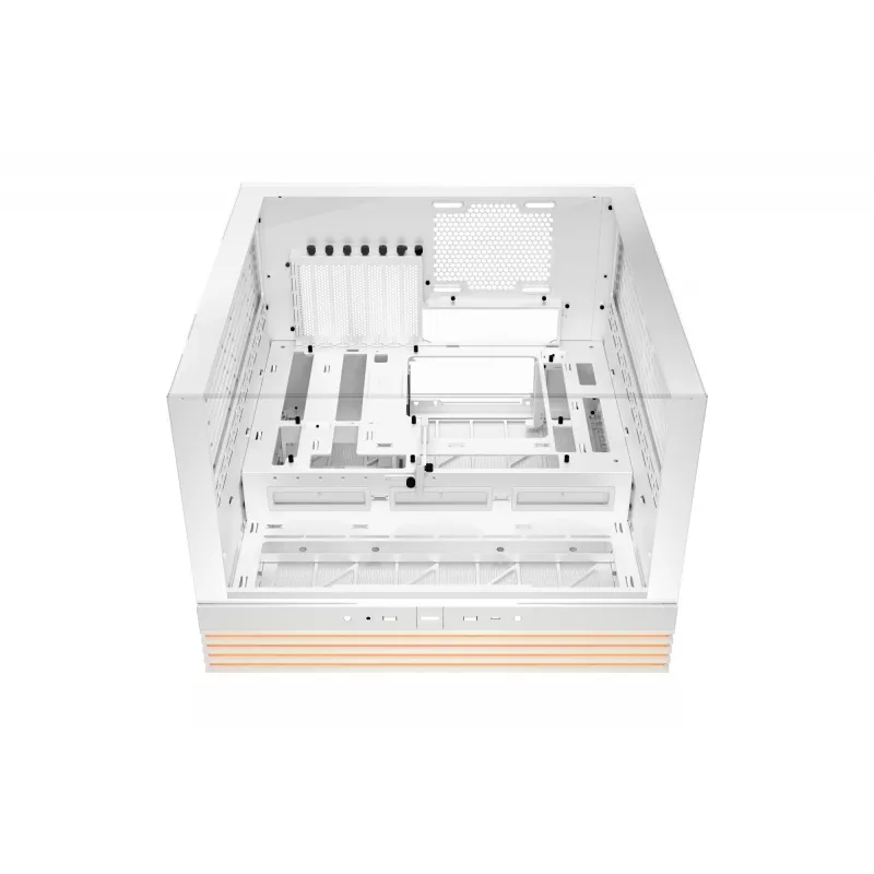 be quiet! Light Base 600 DX BGW66 Midi Tower pc-behuizing, ATX/micro-ATX/Mini-ITX, zijpaneel van gehard glas, ARGB, USB-C, wit