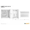 be quiet! Light Base 600 DX BGW66 Midi Tower pc-behuizing, ATX/micro-ATX/Mini-ITX, zijpaneel van gehard glas, ARGB, USB-C, wit