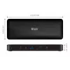 CLUB3D CSV-1583 laptop-dock/poort-replicator bedraad Thunderbolt 4 zwart