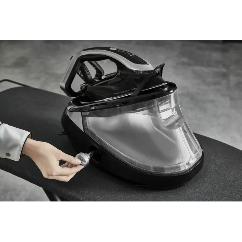 Tefal Pro Express Vision GV9821 3000 W 1,2 L Durilium AirGlide Autoclean strijkzool zwart, zilver