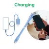 CLUB3D USB-C-kabel blauw, 2 m, USB-C, USB-C, USB4 Gen 2x2, 20 Gbit/s, blauw