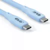 CLUB3D USB-C-kabel blauw, 2 m, USB-C, USB-C, USB4 Gen 2x2, 20 Gbit/s, blauw