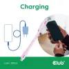 USB-C-kabel CLUB3D CAC-3002 2m USB4 Gen 3x2 roze