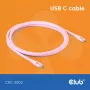 USB-C-kabel CLUB3D CAC-3002 2m USB4 Gen 3x2 roze