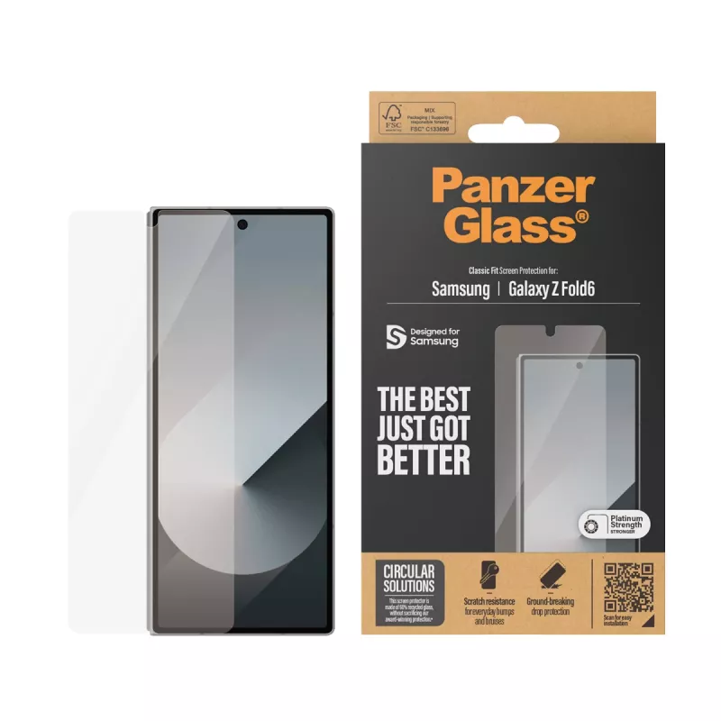 PanzerGlass® beeldschermbescherming Samsung Galaxy Z Fold6 | Classic Fit
