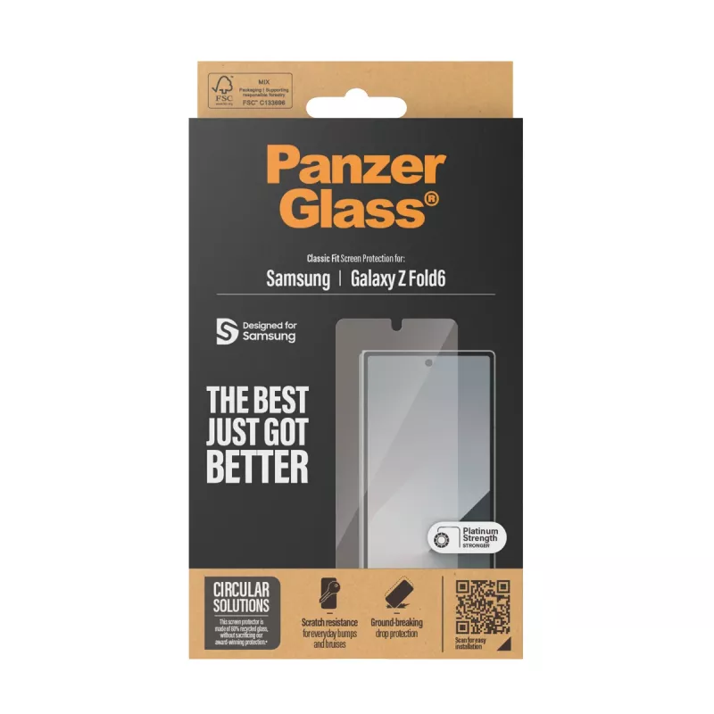 PanzerGlass® beeldschermbescherming Samsung Galaxy Z Fold6 | Classic Fit