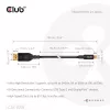 USB Type-C-naar-DisplayPort-2.1-kabel, Club 3D CAC-1559, bidirectioneel, VESA DP80-gecertificeerd, 1 m