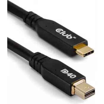 CLUB3D CAC-1561 DisplayPort-kabel 2 m Mini DisplayPort USB Type-C zwart