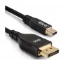 CLUB3D Mini DisplayPort™ naar DisplayPort™ bidirectionele VESA DP80 gecertificeerde kabel M/M 1m/3.28ft