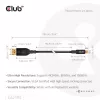 CLUB3D Mini DisplayPort™ naar DisplayPort™ bidirectionele VESA DP80 gecertificeerde kabel M/M 1m/3.28ft
