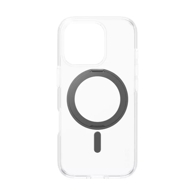 PanzerGlass CARE™ by ® Case transparant met zwarte kickstand & MagSafe iPhone 16 Pro