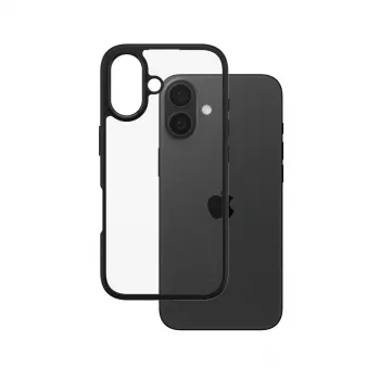 PanzerGlass CARE™ by ® Urban Combat hoes transparant met zwarte rand iPhone 16