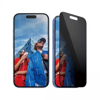 PanzerGlass® Privacy Screen Protector iPhone 16 | 15 | Ultra-Wide Fit met EasyAligner