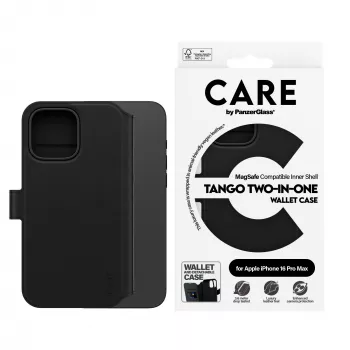 PanzerGlass CARE™ by ® Tango 2-in-1 walletcase met MagSafe iPhone 16 Pro Max