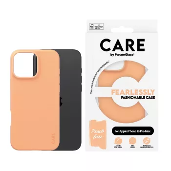 Cover PanzerGlass CARE by modische hoes Peachy iPhone 16 Pro Max transparant