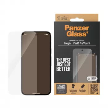 PanzerGlass beeldschermfolie Google Pixel 9 | 9 Pro Ultra-Wide Fit krasvast stootvast