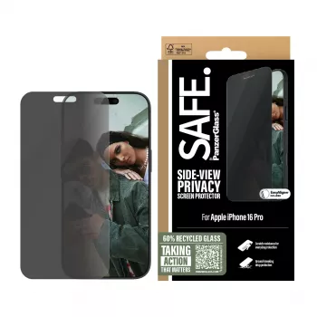 PanzerGlass SAFE. by ® privacyschermfolie iPhone 16 Pro | Ultra-Wide Fit