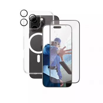 PanzerGlass ® | CARE by ® Flagship 3-in-1 bundel iPhone 16 Pro Max