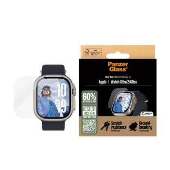 PanzerGlass ® displayschermfolie Apple Watch Ultra 3 | Ultra 2 | Ultra | 49mm