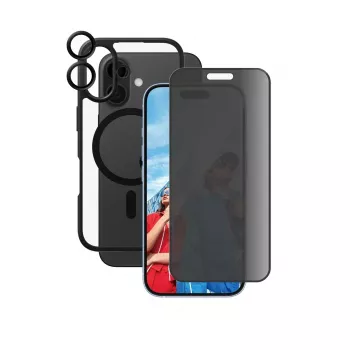 PanzerGlass ® | CARE by ® Flagship 3-in-1 privacybundel iPhone 16