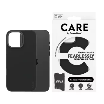 PanzerGlass CARE™ by ® Case zwart met MagSafe iPhone 16 Pro Max
