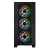Cooler Master Elite 301 ARGB Mini Tower behuizing, zwart, met venster, 3x 120 mm ARGB-ventilatoren