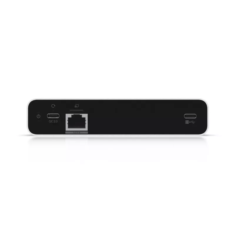 Netwerkgateway/controller UBIQUITI CloudKey+ UCK-G2-SSD met 1 TB SSD, 3 GB RAM, OLED-display, PoE, Gigabit Ethernet