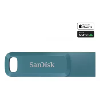 WESTERN DIGITAL SanDisk Ultra Dual Drive Go – 512 GB USB-stick – USB-C / USB-A – Navagio Bay