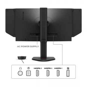 ZOWIE XL2566X+ computermonitor 62,2 cm (24,5 inch) 1920 x 1080 pixels Full HD zwart