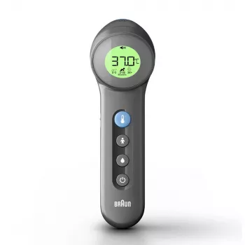 Braun BNT400 contactloze voorhoofdthermometer, grijs