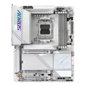 Moederbord GIGABYTE X870E AORUS PRO ICE — AMD X870E, socket AM5, ATX, DDR5, 4×DIMM, Wi‑Fi 7, 2,5Gb LAN