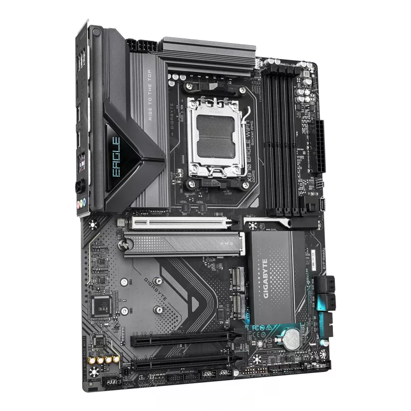 Moederbord GIGABYTE X870 EAGLE WIFI7 ATX, AMD X870 chipset, socket AM5, DDR5, 4x DIMM, Wi‑Fi 7, 2,5Gb LAN