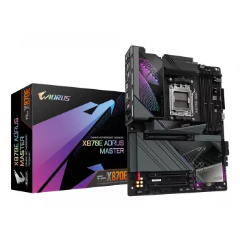 Moederbord GIGABYTE X870E AORUS MASTER, AMD, socket AM5, ATX