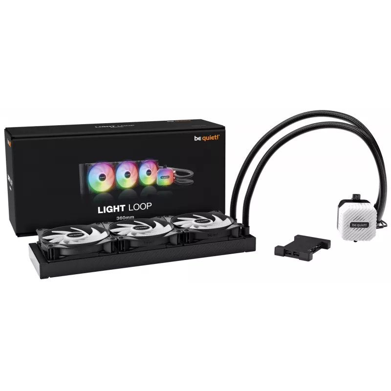 be quiet LIGHT LOOP 360mm Zwarte processor all-in-one-waterkoeling 12 cm 1 stuk