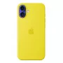 Siliconen hoesje Apple iPhone 16 Plus MagSafe geel