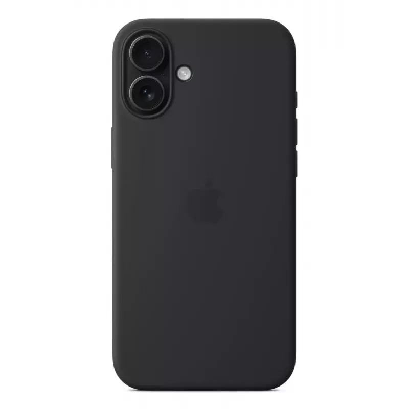 APPLE iPhone 16 Plus - siliconen hoesje met MagSafe - zwart
