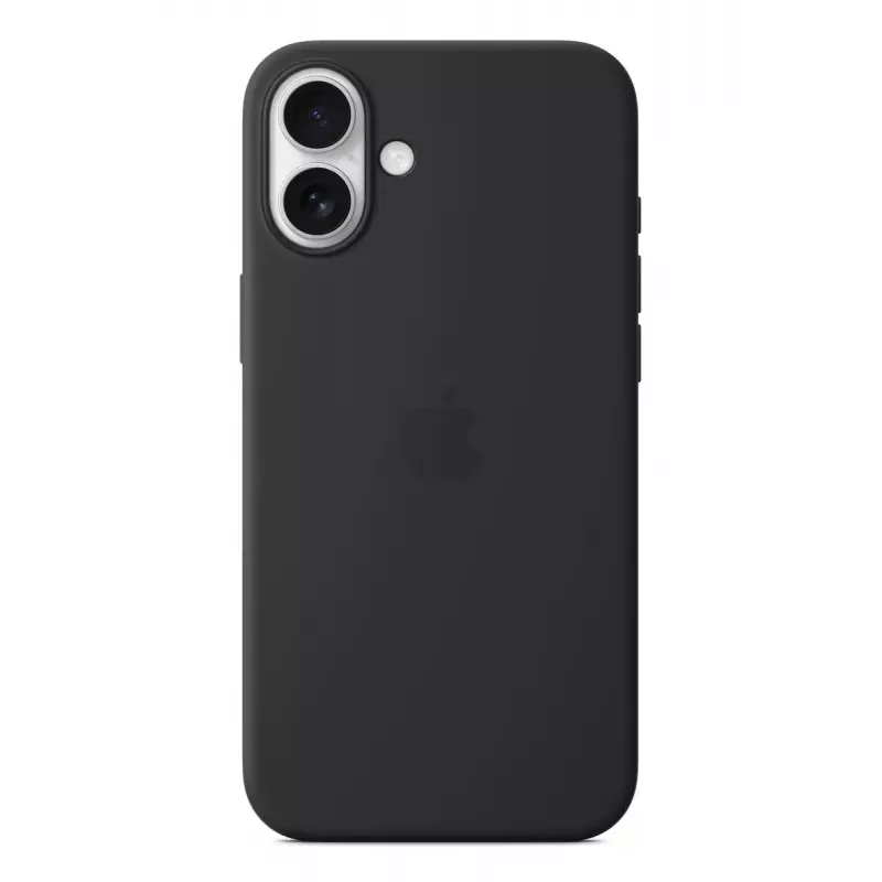 APPLE iPhone 16 Plus - siliconen hoesje met MagSafe - zwart
