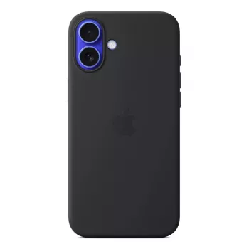 APPLE iPhone 16 Plus - siliconen hoesje met MagSafe - zwart