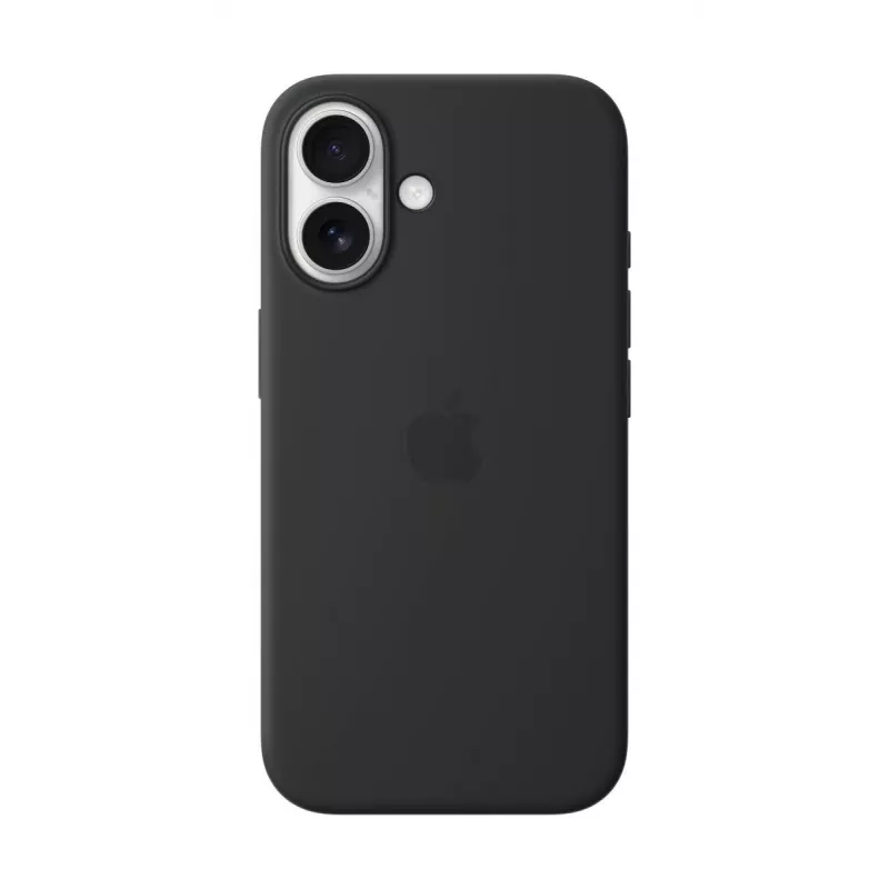 APPLE iPhone 16 – siliconen case met MagSafe – zwart