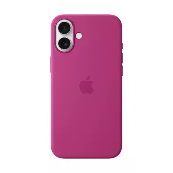 APPLE Apple siliconen case met MagSafe iPhone 16 Plus fuchsia
