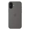 Apple silicone case met MagSafe iPhone 16 Plus Stone grijs