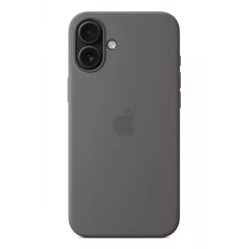 APPLE Apple silicone case met MagSafe iPhone 16 Plus Stone grijs