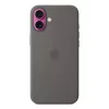Apple silicone case met MagSafe iPhone 16 Plus Stone grijs