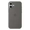 Apple silicone case met MagSafe iPhone 16 Plus Stone grijs