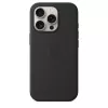 Apple siliconen case met MagSafe iPhone 16 Pro zwart