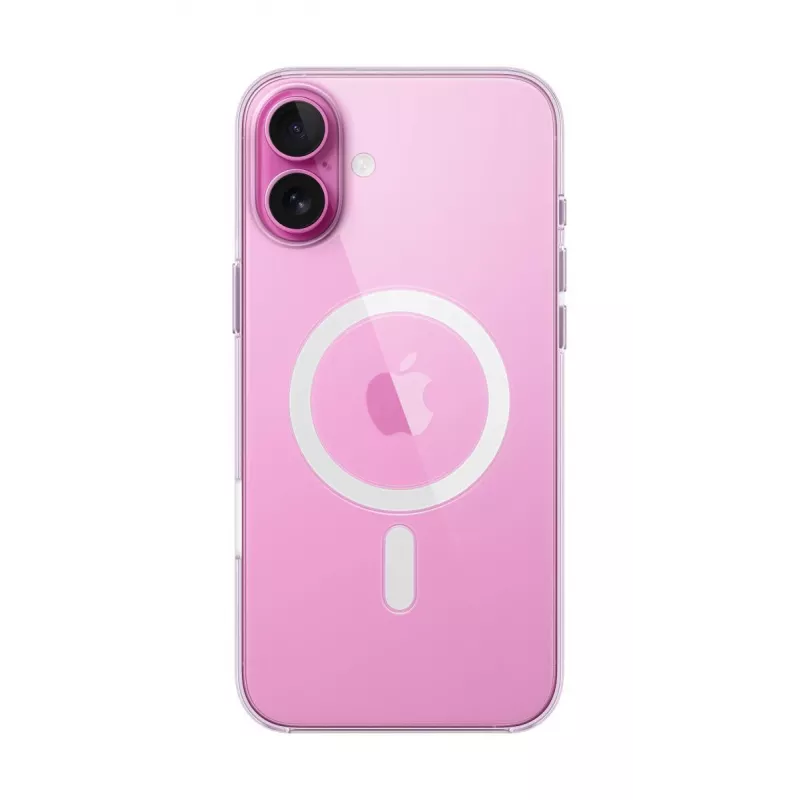 APPLE Apple Clear Case met MagSafe iPhone 16 Plus transparant